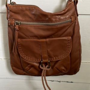 NWT brown bag with adjustable shoulder strap